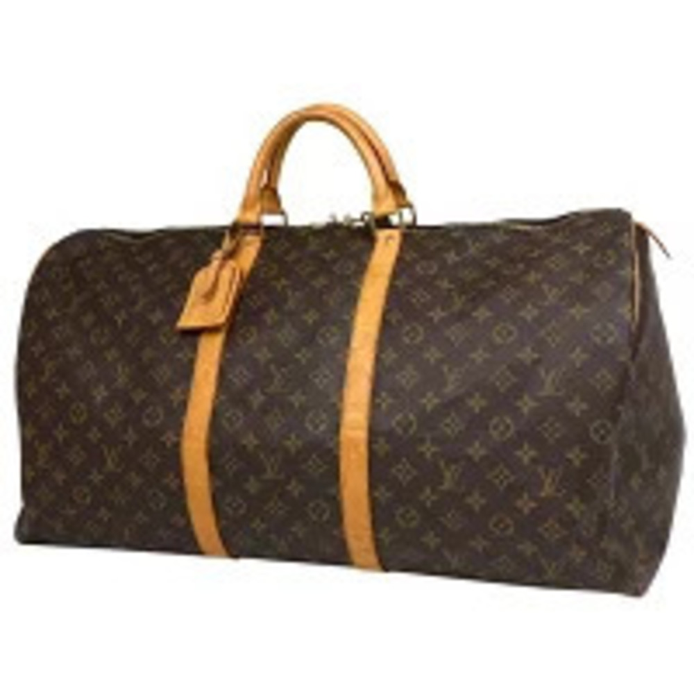 Louis Vuitton Keepall Handbag Travel Business Boston Bag Monogram Brown - Picture 1 of 7
